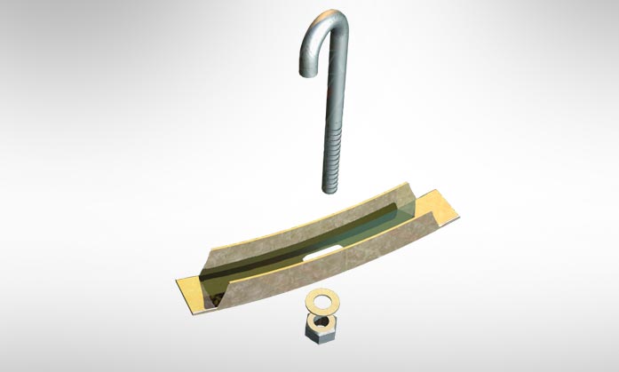 Standard Fixings Hook-bolt clamp