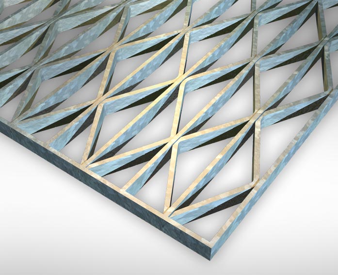 Vitagrid diamond pattern